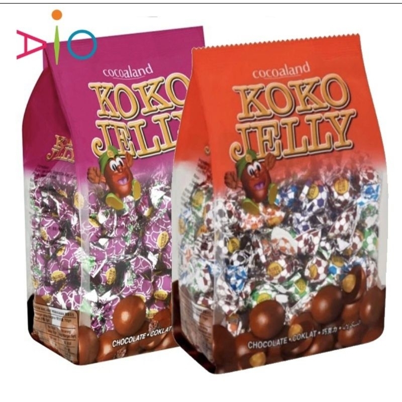 

Cocoaland Chocolate Koko Jelly ( Raisin / Peanut ) 750g