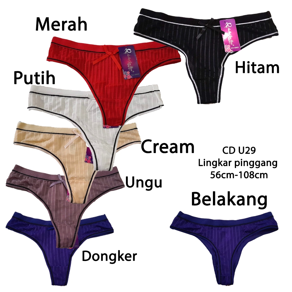 Celana dalam gstring CD U29 / Gstring cewek