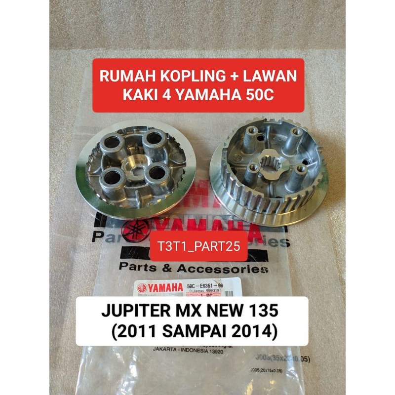 Rumah kopling (5OC) + lawan kaki 4 Yamaha Jupiter MX new 135