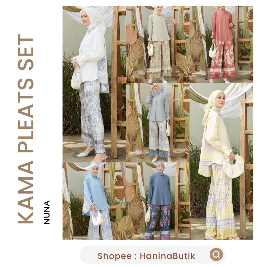 KAMA PLEATS SET by NUNA