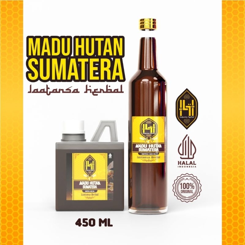 

Madu Asli/Madu Murni Original 100%/Madu lebah Apis dorsata/Madu tawon gung /Madu Hutan Sumatera Laatansa Herbal