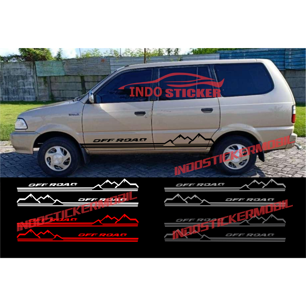 CUTTING STICKER MOBIL KIJANG LGX STICKER MOBIL KIJANG LGX KAPSUL KIJANG SUPER