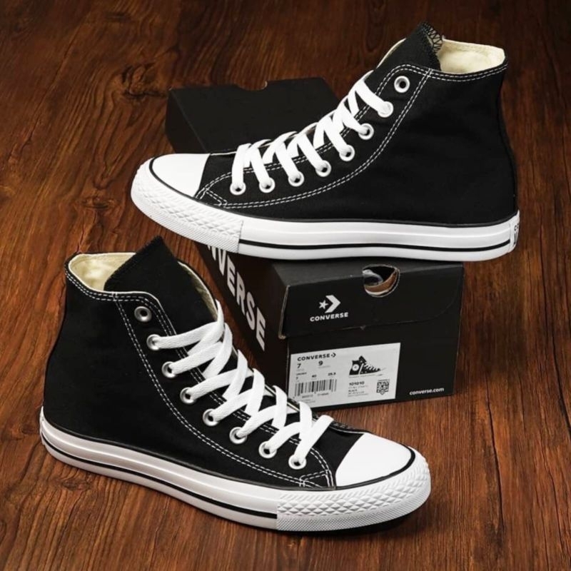 Sepatu Sneakers Converse All star Klasik Boot/high Black white Grade Original Vietnam Best Seller Te