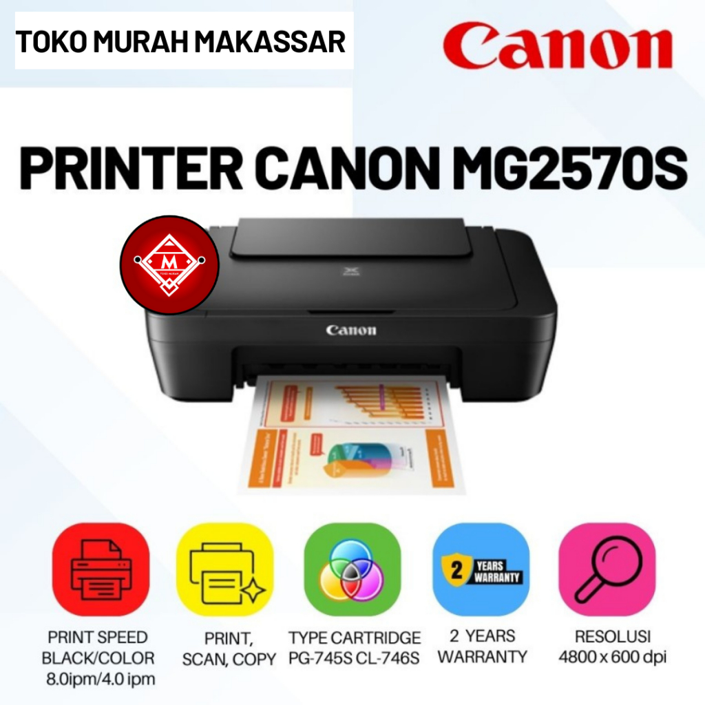 CANON PRINTER MG2570S / PRINTER CANON MG2570S / PRI07-CAN