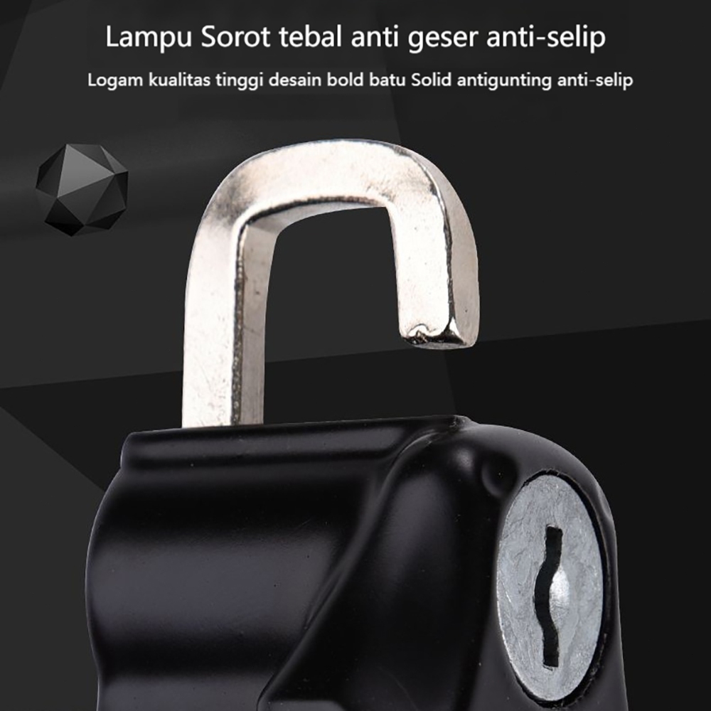 COD Gembok Helm Anti Maling Kunci Helm Motor Anti Kunci Pengaman Helm Motor Helm Motor Anda Dengan G
