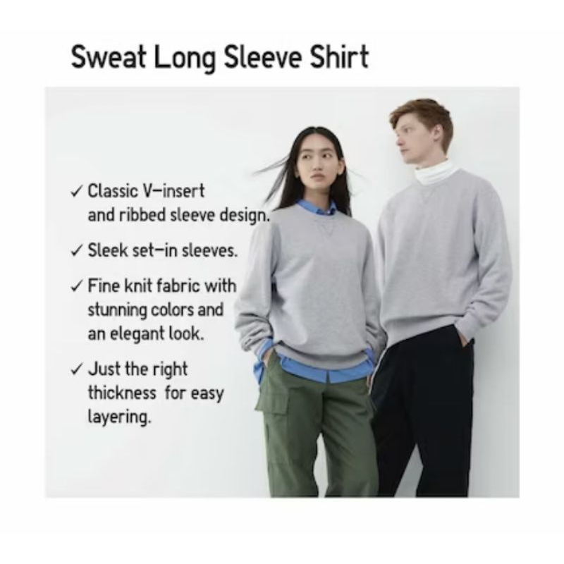 SALE Sweater Wanita Uniqlo Lengan Panjang (Hijau) Original100%