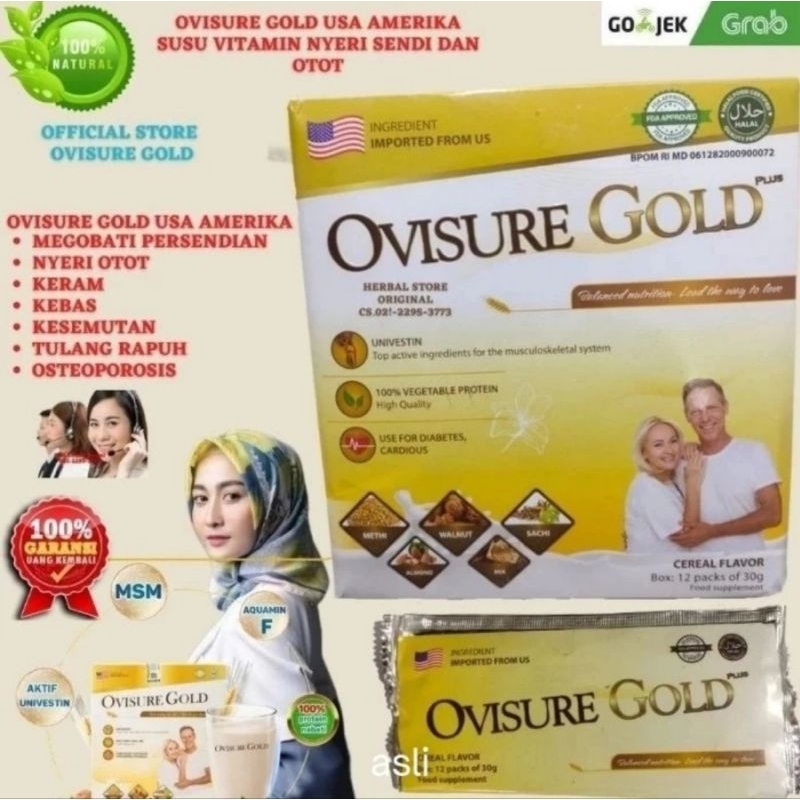 

OVISURE GOLD MILK SUSU OBAT TULANG DAN SENDI YG SEHAT 100% DIMFOR USA