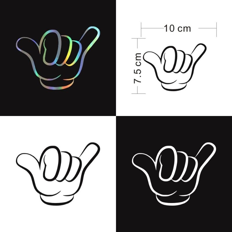 stiker tangan truk oleng