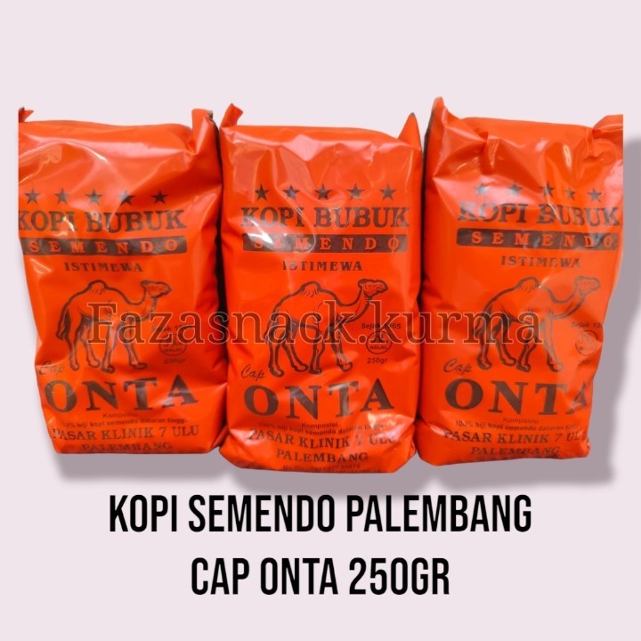 

kopi semendo cap onta kopi palembang asli 250gr