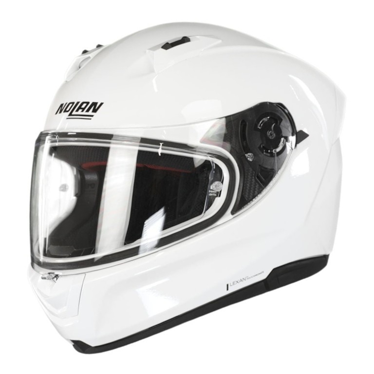 NOLAN N60-6 CLASSIC COLOUR WHITE GLOSSY | HELM FULL FACE