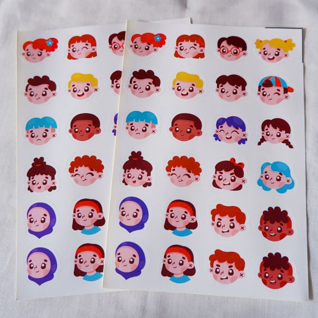 

Stiker cromo planner notebook