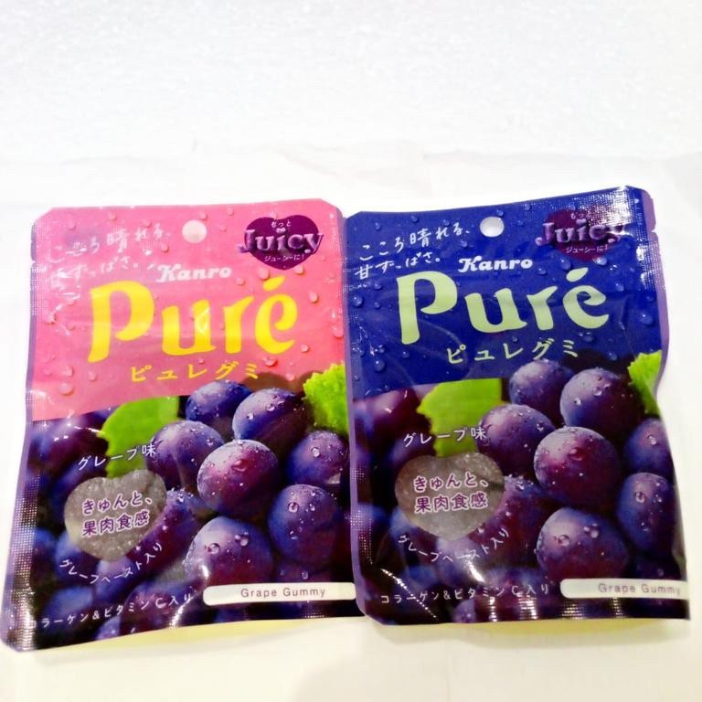 

Permen Import Jepang Kanro Pure Grape Gummy