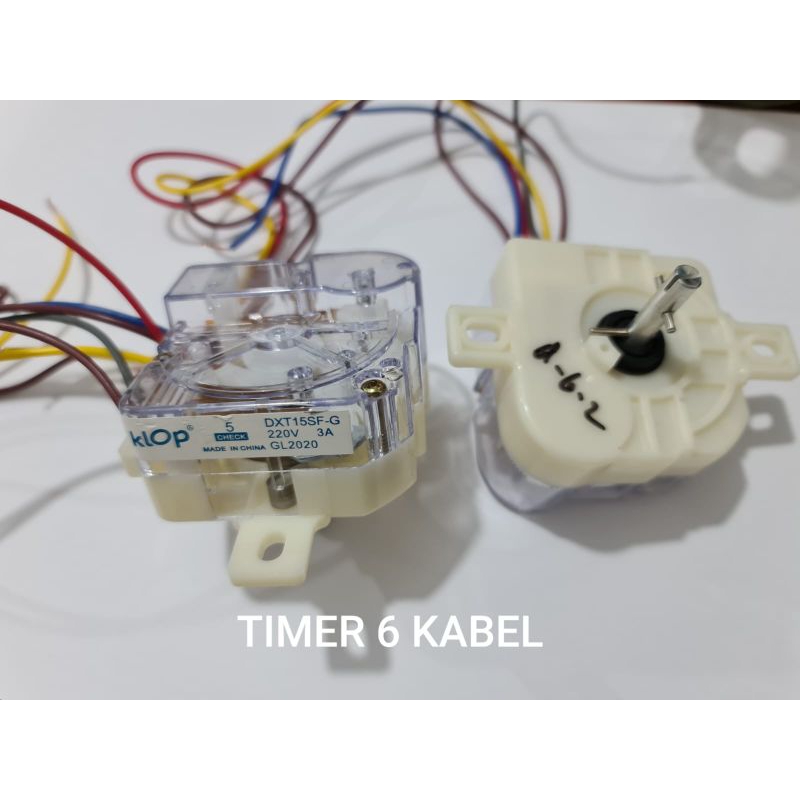 Timer mesin cuci 6 kabel