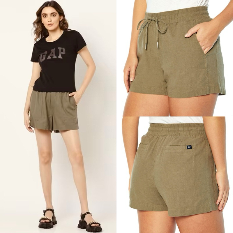 CELANA PENDEK GAP WOMEN COMFORT LINEN