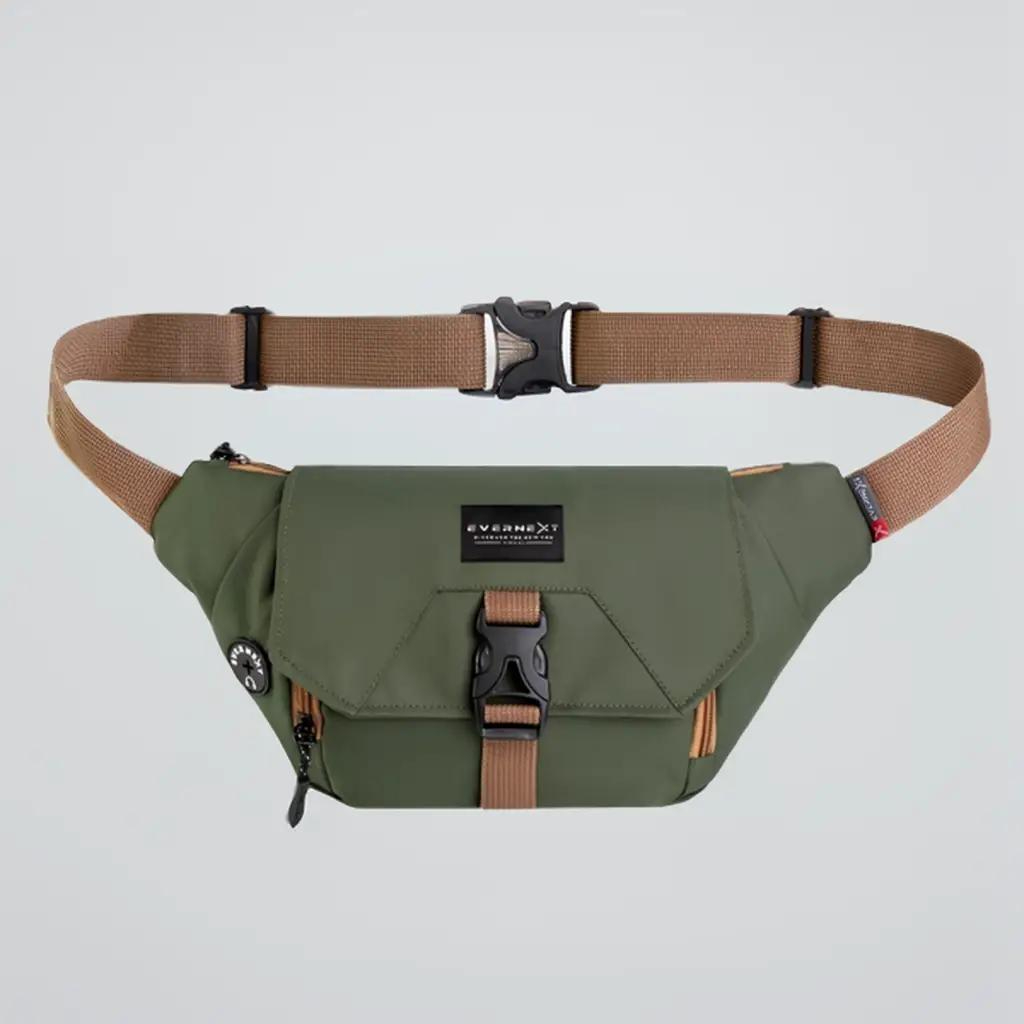 Tas Slempang Cowok Keren Premium Waist Bag Premium Kekinian