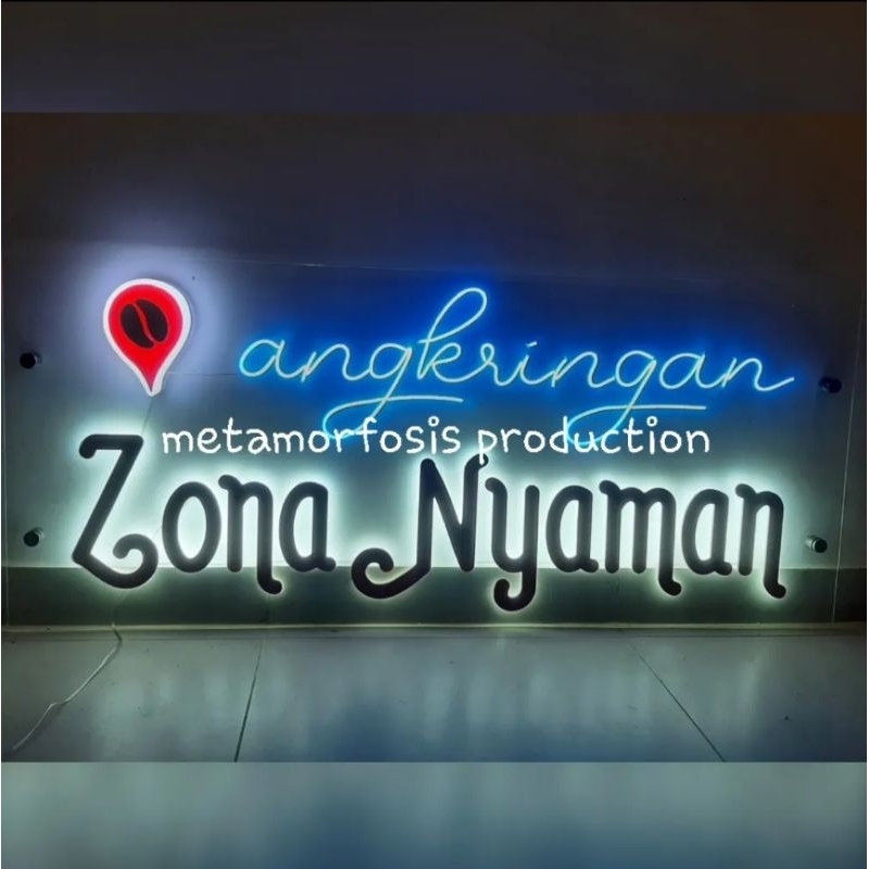huruf timbul akrilik backlight