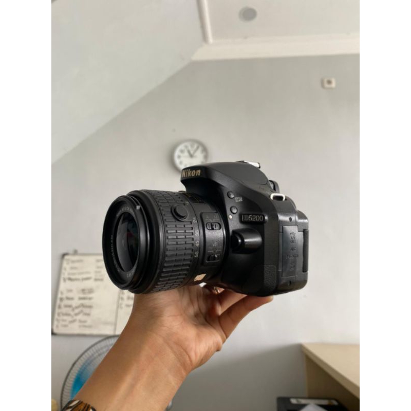 Nikon D5200 Kit Second Normal Siap Pakai Garansi