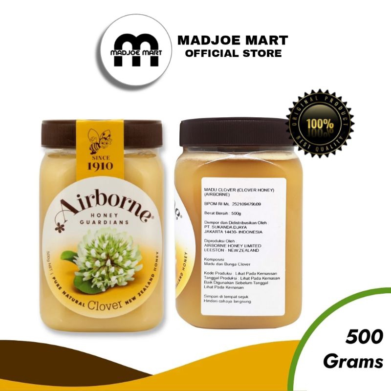 

Madu Airborne Clover Honey Creamed 500gr