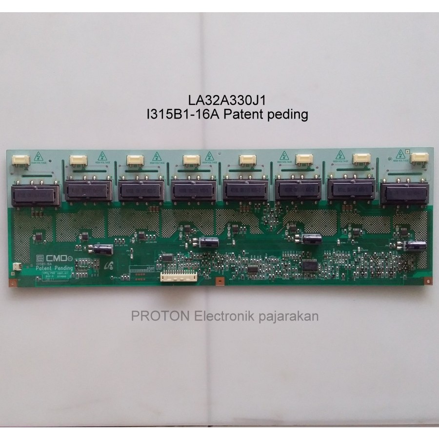 Inverter Ballast LCD TV SAMSUNG LA32A330 LA32A330J1 LA32A330J1XXD I315B1-16A Patent Pending