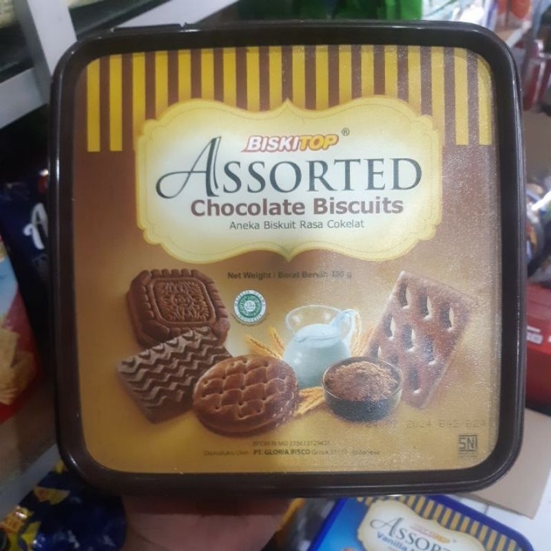 Biskitop Assorted Biscuits Ember Kotak 400gram