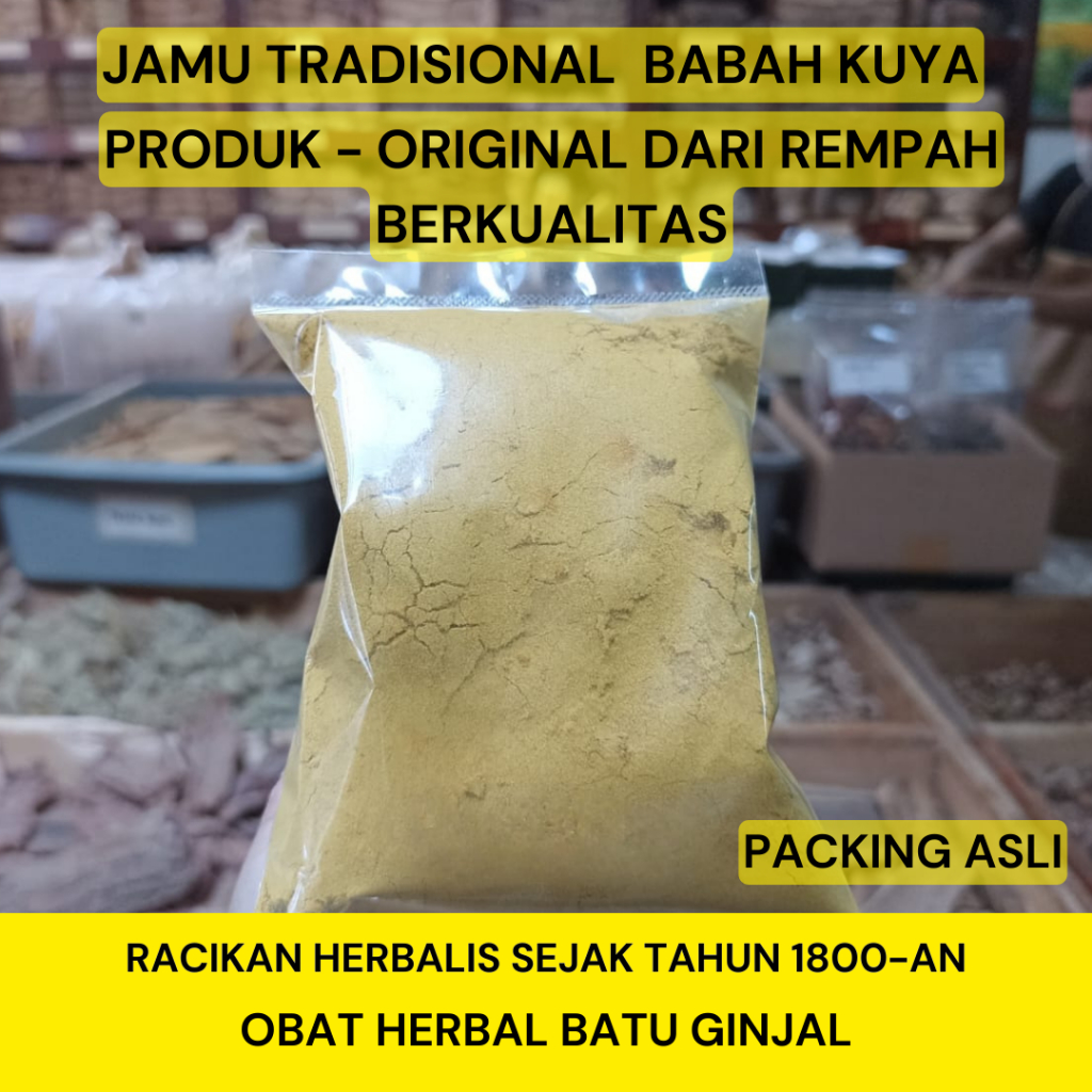 JAMU HERBAL TRADISIONAL - OBAT HERBAL BATU GINJAL resep jamu Babah Kuya