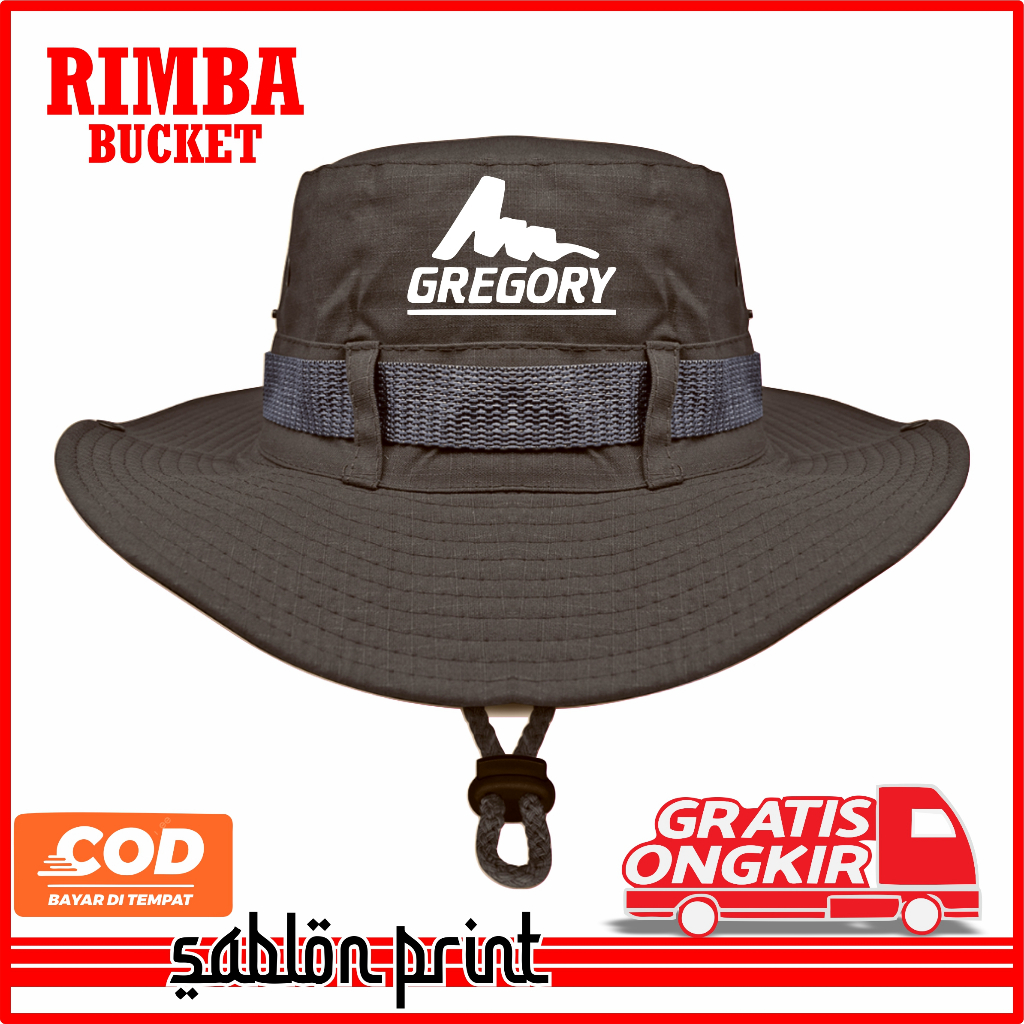 Topi rimba hutan buket hat outdoor dewasa gregory cocok untuk daki gunung sawah dan lautan special e