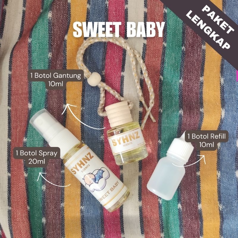 SWEET BABY - Parfum Pengharum Mobil / Ruangan Aroma Sweet Baby