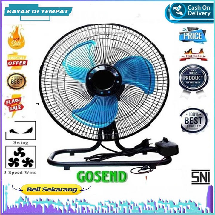 kipas TD besi 12in TORNADO 12 Inch TD Floor & Wall Fan Kipas Lantai & Kipas Dinding 2in1 TD 12 Inch