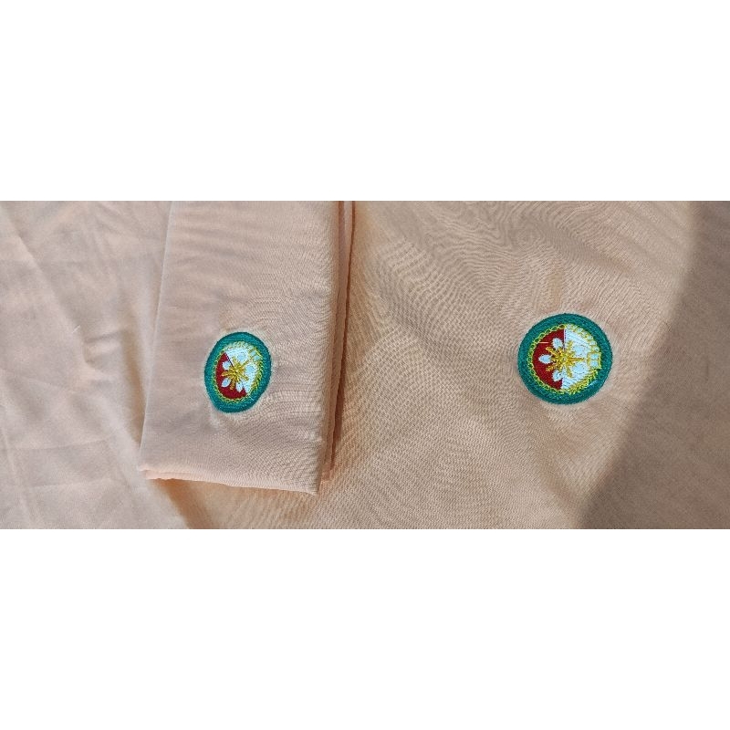 jilbab Dharma Wanita Persatuan DWP katun logo bordir