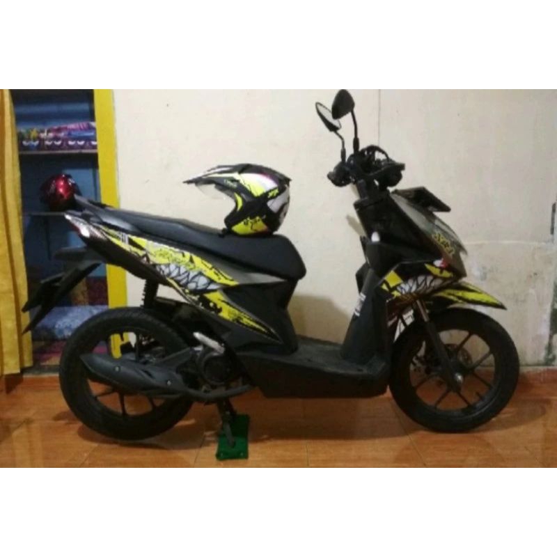 Striping Beat Street Variasi Stiker Motor Honda Beat Street 2020 Lis Body Lis Cover Motor