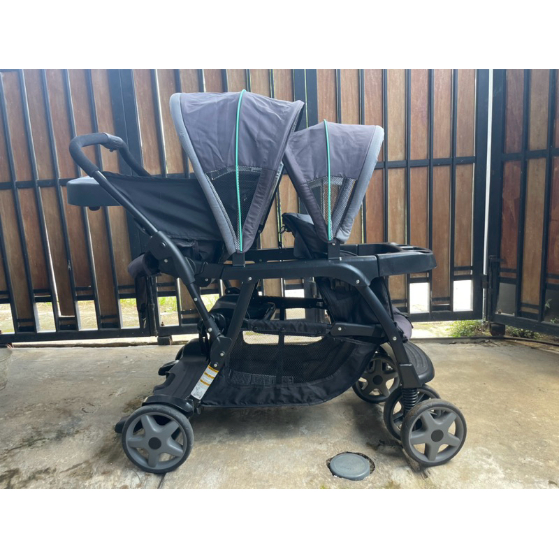 PRELOVED Stroller Graco Ready2Grow kembar twin tandem