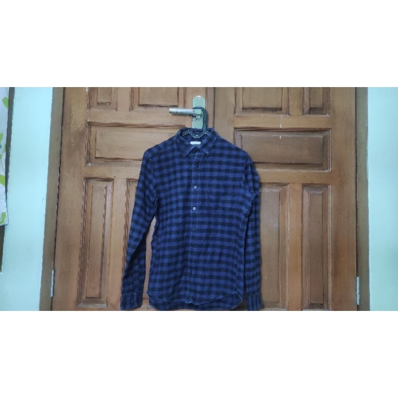 KEMEJA FLANEL GU || SIZE S