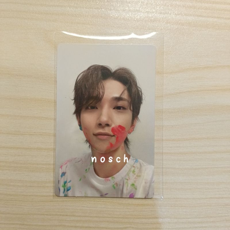 official pc joshua cemong fts face the sun carat ver carver / seventeen photocard
