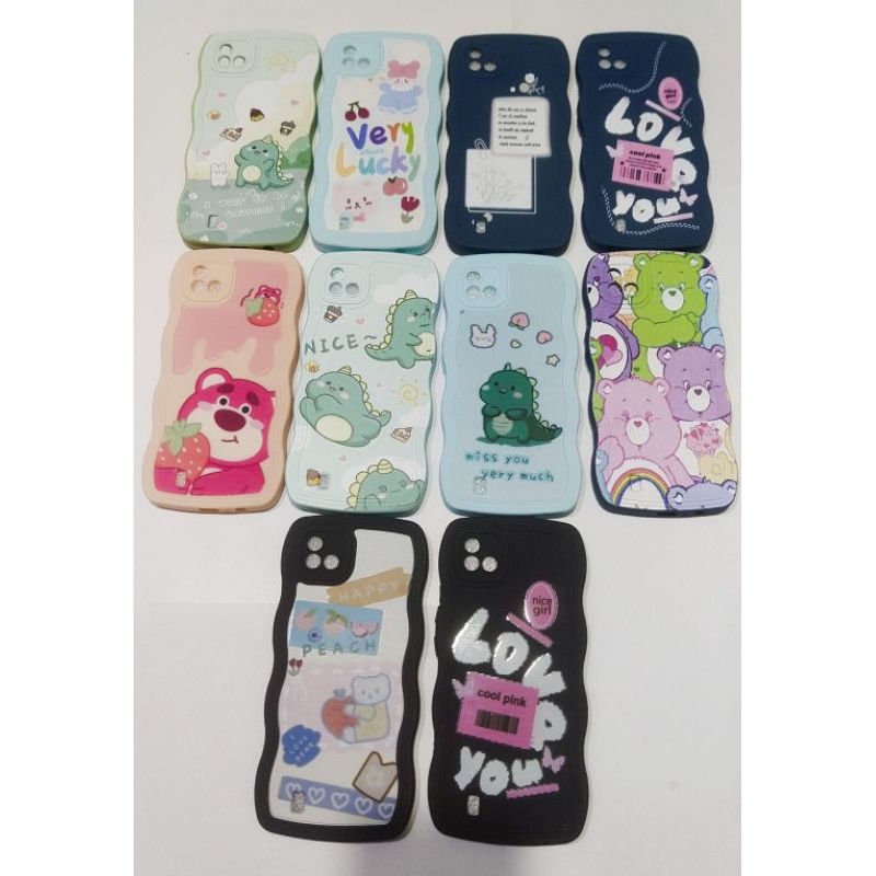 Casing CASE gambar Realme C20, Realme C11 2021 Gambar gelombang