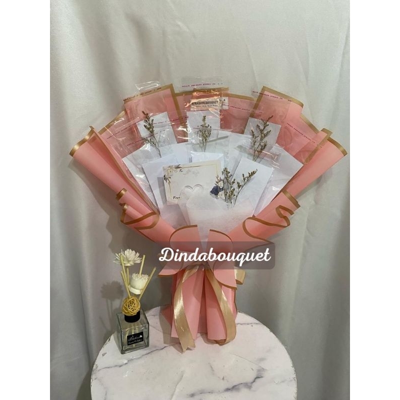 Bouquet Bungan Uang 10 Lembar | Kerangka Buket Uang 10 SLOT