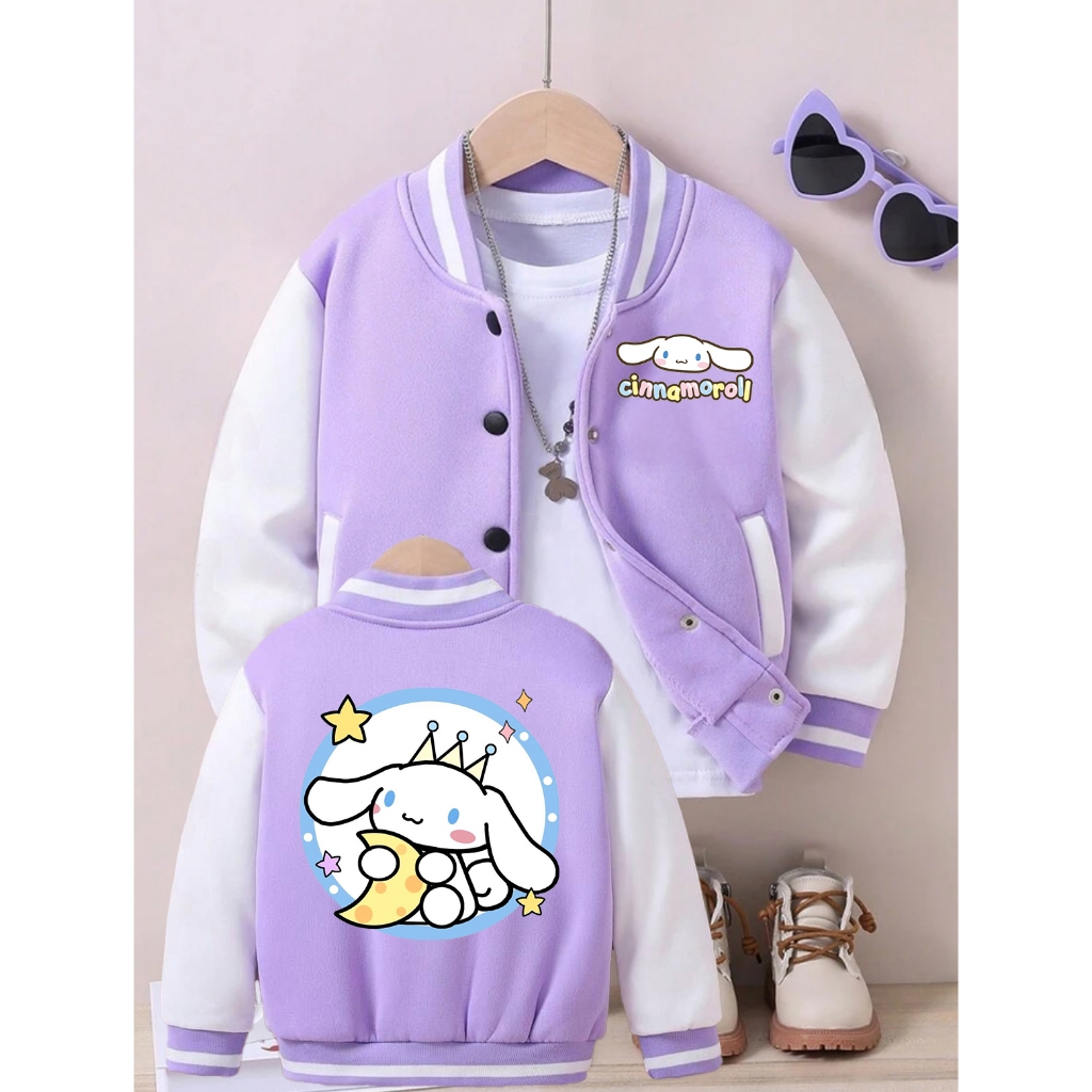 Jaket/baseball Anak Perempuan Umur 2-12 Tahun laki laki cewek usia 1 2 3 4 5 6 7 8 9 10 11 12 tahun 