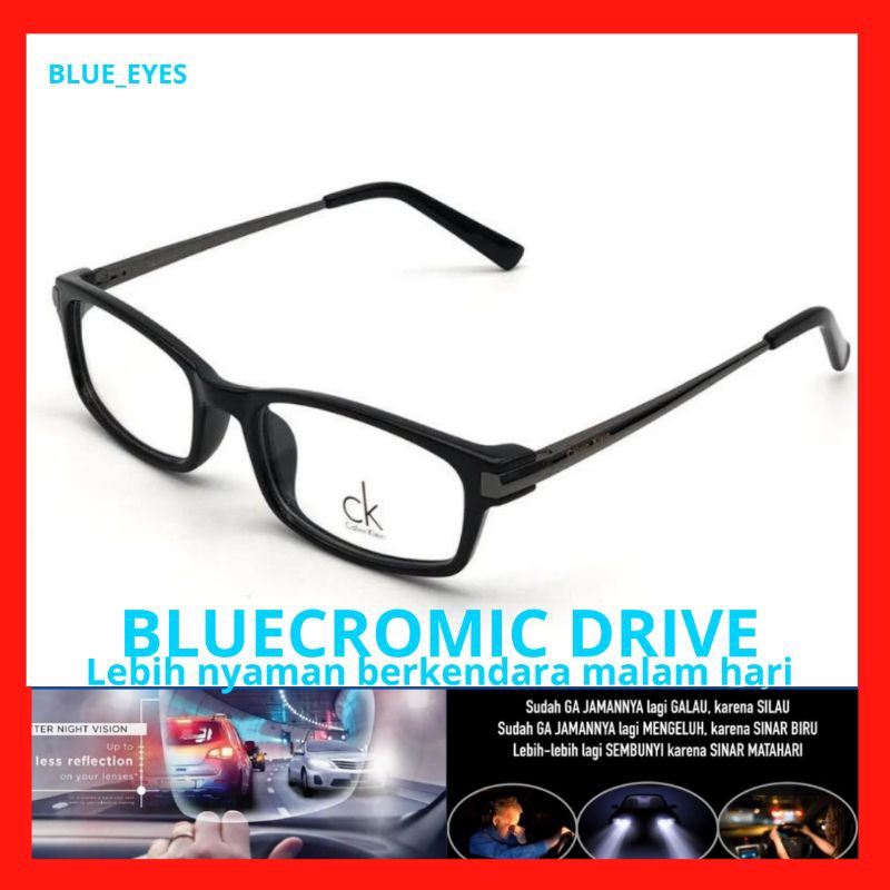 FUUTONE- Kacamata Bluecromic Minus 3 IN 1 | Photocromic Blueray Minus Anti radiasi | Kacamata Kotak 