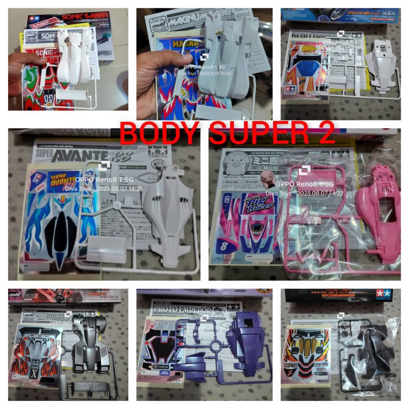 Varian Body Super 2 S2 + Decal Original Tamiya
