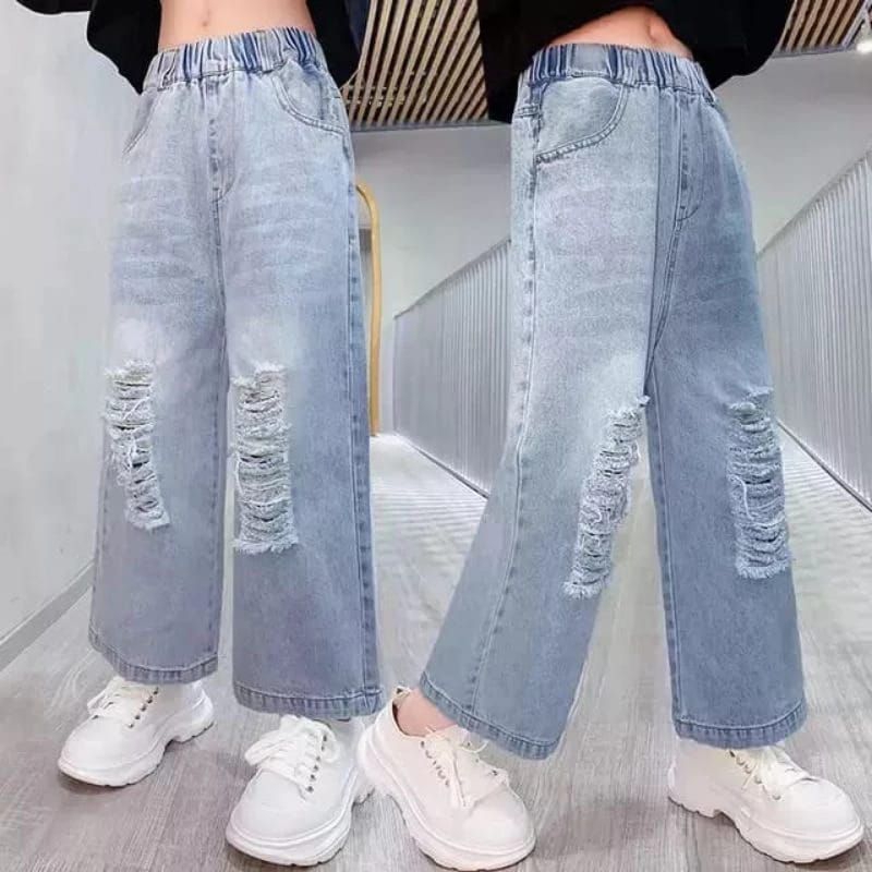 celana jeans anak perempuan sobek jeans import