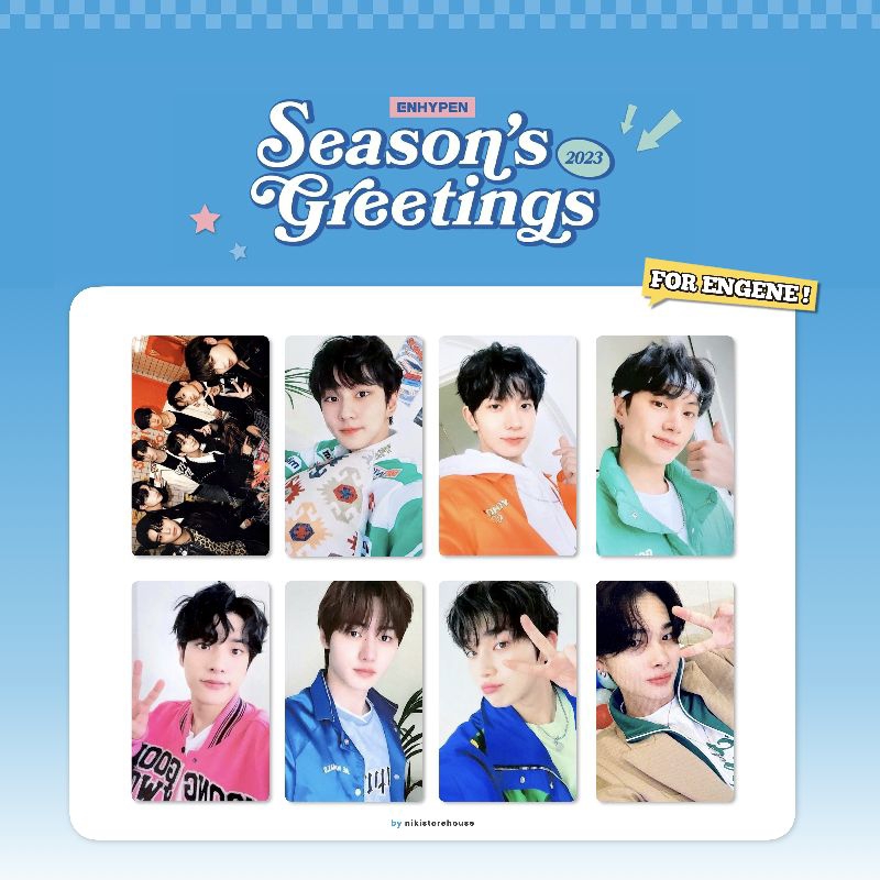 [OFFICIAL PHOTOCARD ENHYPEN] photocard sg23 enhypen/ photocard seasons greetings 2023 (jungwoon, hee