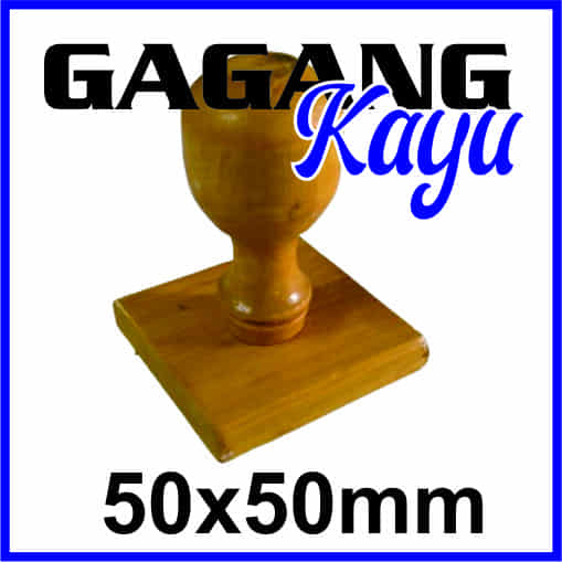 

GAGANG STEMPEL KAYU KOTAK UK. 50X50 mm