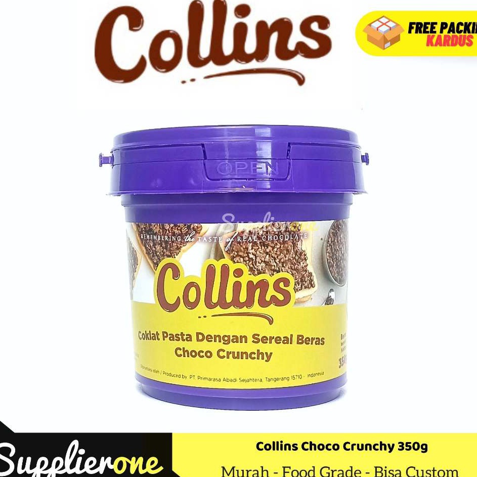 

Barang baru trxD8p3O Collins Choco Crunchy 35g Collins Selai Donat Selai Roti Toping Donat Collins Selai Donat