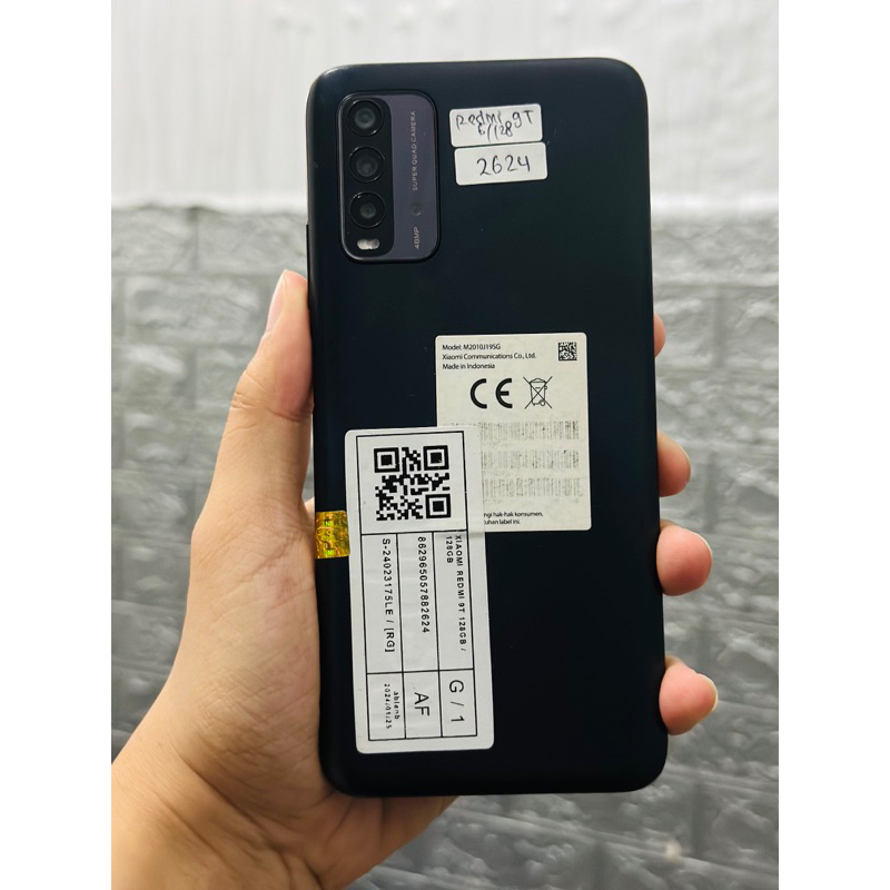 Handpone Hp Redmi 9T 4/64 6/128 Second Seken Murah bergaransi