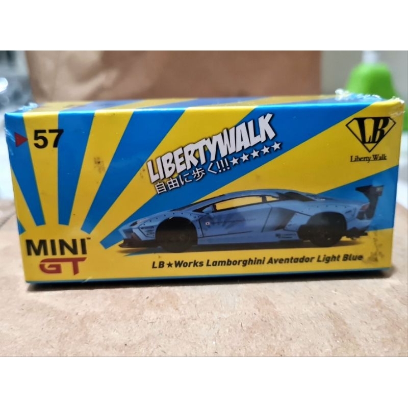 Mini GT liberty walk no 57 blue sealed