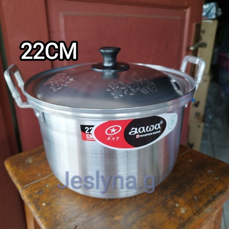 Jawa panci 22 cm/panci tl aluminium jawa