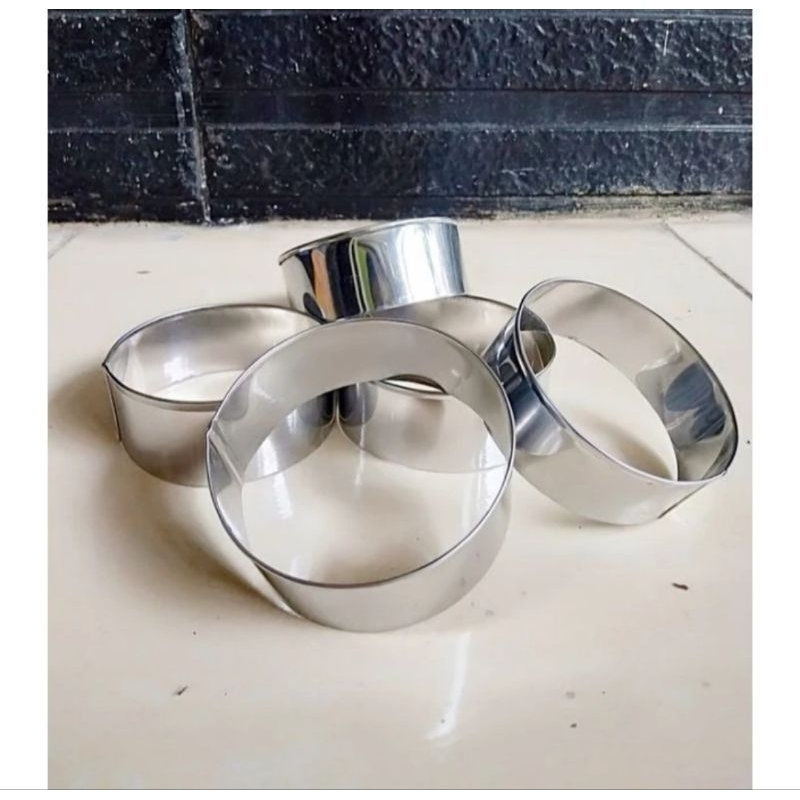 RING CUTTER BULAT | RING CUTTER HAMBURGER | LOYANG ROTI BURGER CETAKAN KUE BULAT | CETAK DAGING HAM 