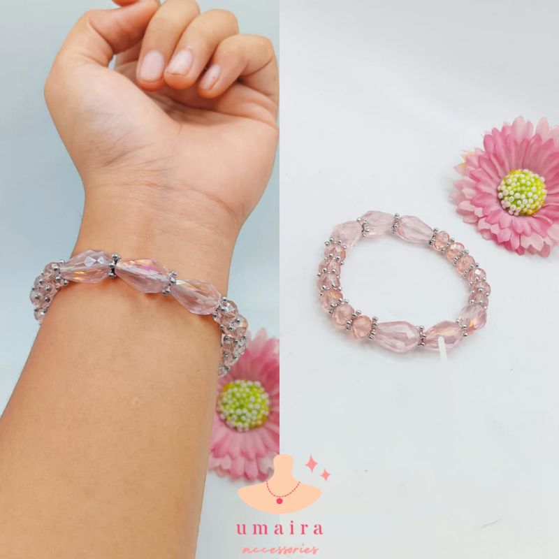 Gelang Batu Alam Gemstone - Gelang Batu Giok Asli China - Gelang Giok