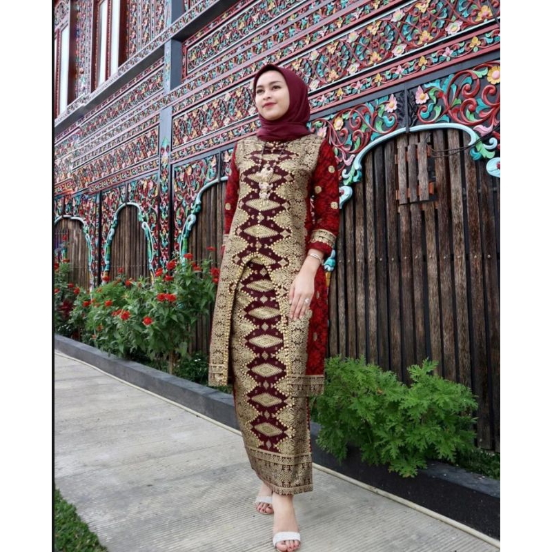 setelan jumputan wanita