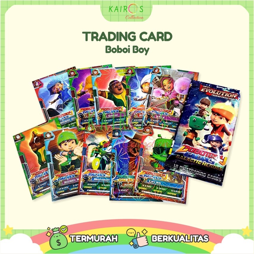 NEW MAINAN KARTU BOBOIBOY GALAXY EXCLUSIVE EDITION/Trading Card BoboiBoy / Mainan Kartu Trading Bobo
