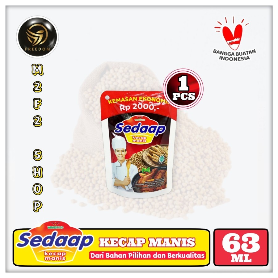 

Sedaap Kecap Manis Original Pouch - 63 ml (Kemasan Satuan)